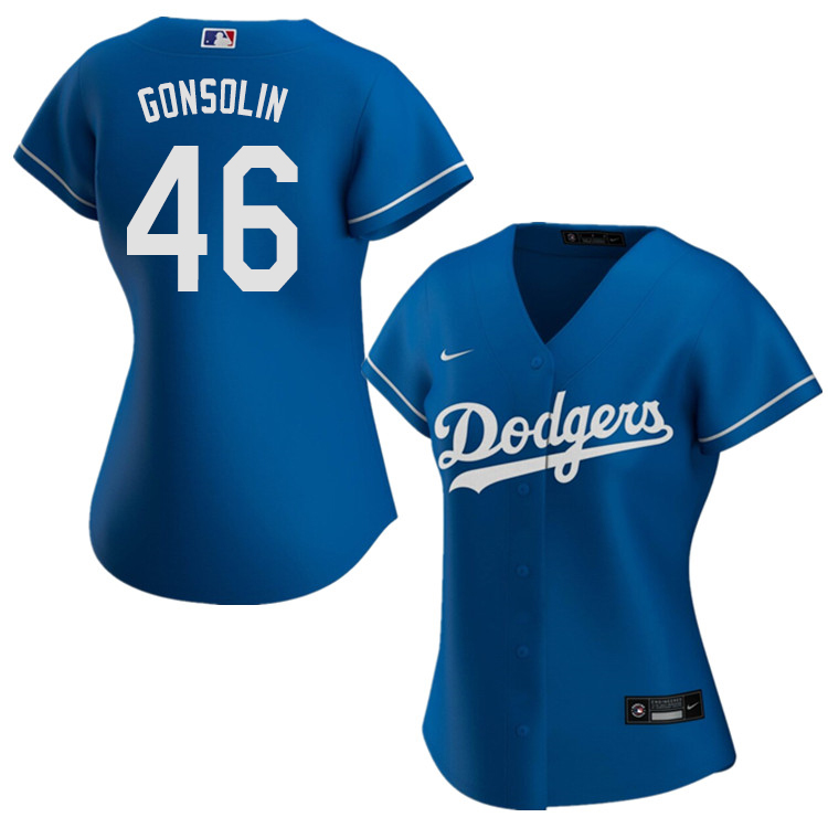 Nike Women #46 Tony Gonsolin Los Angeles Dodgers Baseball Jerseys Sale-Blue